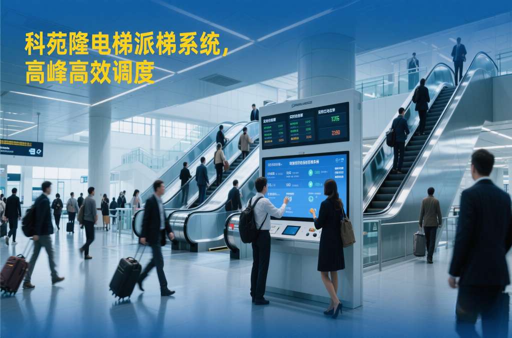 千赢国际官网首页电梯目的选层派梯系统：机场垂直交通的智慧调度官