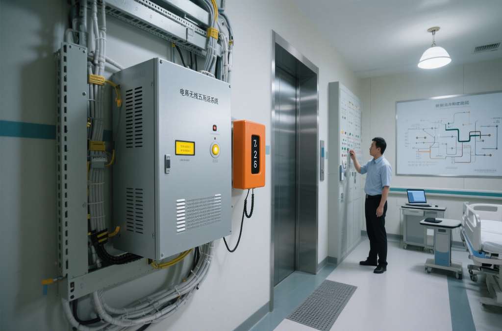 电梯无线五方通话系统