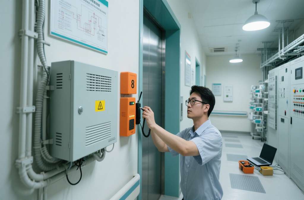 电梯五方对讲,无线