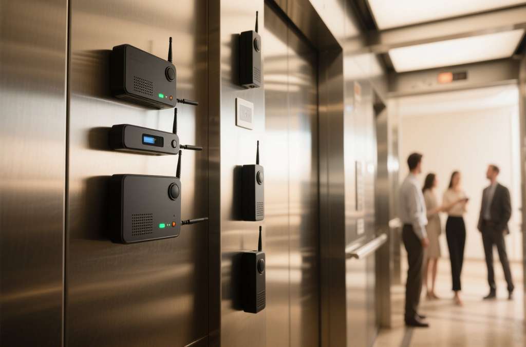 电梯无线5方对讲系统
