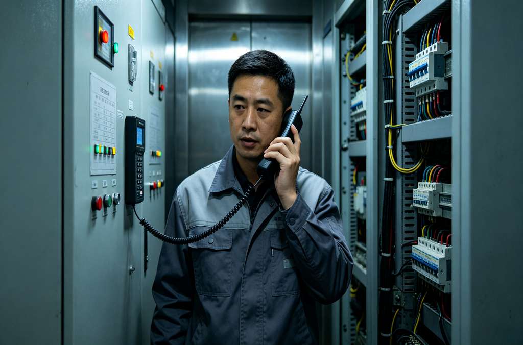 千赢国际官网首页电梯五方通话对讲系统 安全智能对讲设备