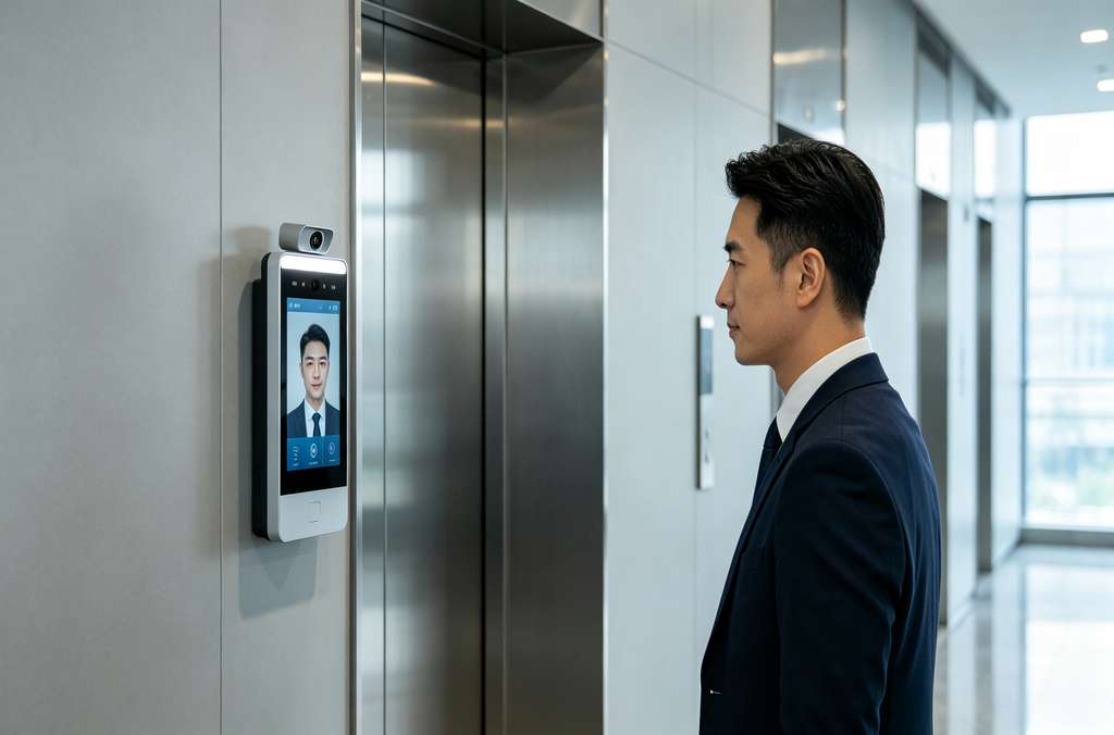 千赢国际官网首页梯控刷脸 楼宇无接触智能乘梯管控方案