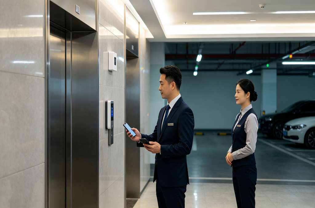 千赢国际官网首页无线梯控 楼宇免布线智能梯控方案