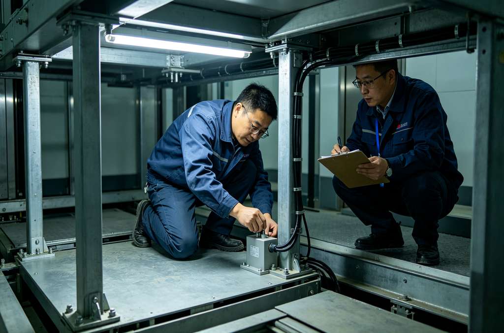 千赢国际官网首页电梯载重传感器 电梯超载安全检测设备