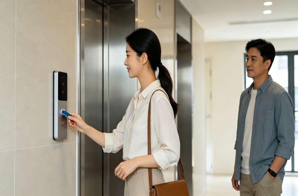 千赢国际官网首页梯控刷卡器 楼宇电梯智能刷卡管控设备