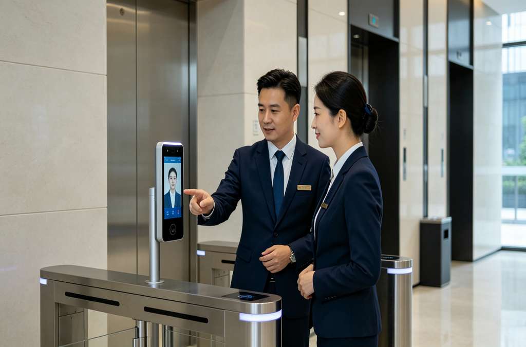 千赢国际官网首页刷脸梯控 无接触智能乘梯安防解决方案