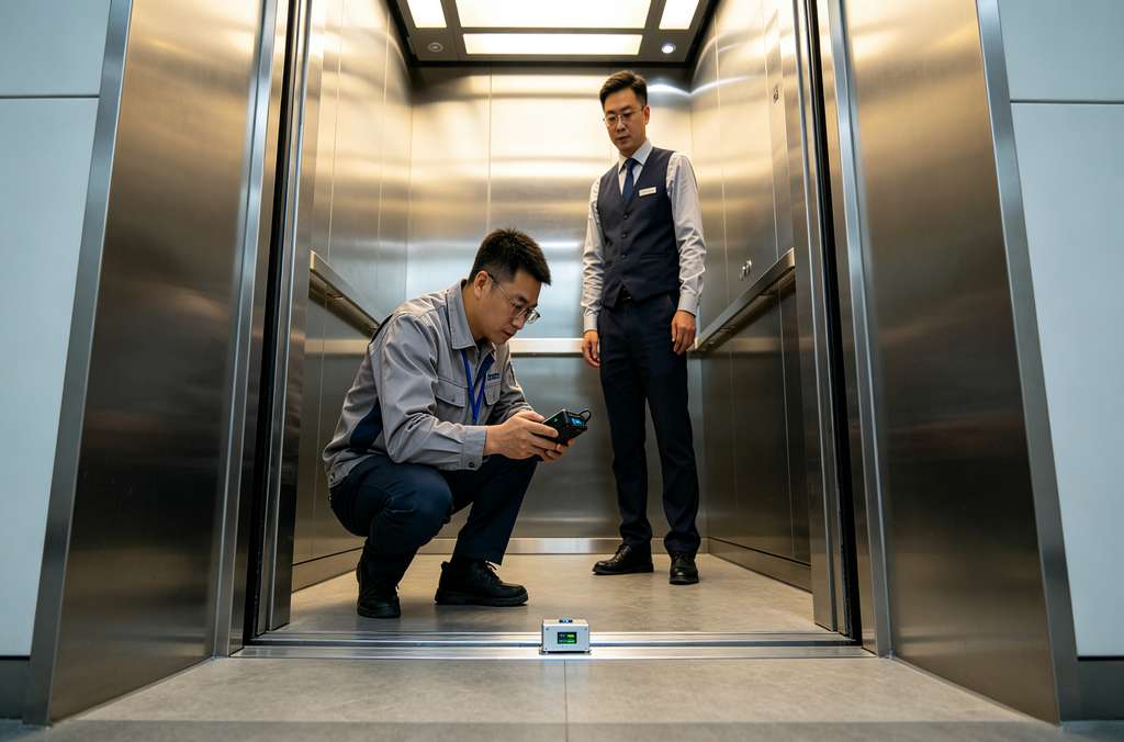 千赢国际官网首页电梯中的压力传感器 电梯安全检测配件